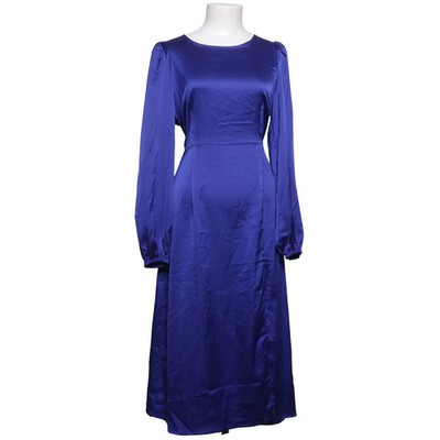 Ichi, Kleid, Größe: 38, Blau, Polyester, Einfarbig, Satin, Damen #Orc