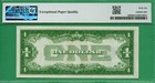 FANCY SERIAL NUMBER - F 090000010 A - 1928 $1 SC - Fr 1600 - PMG GEM 66 EPQ — photo 2