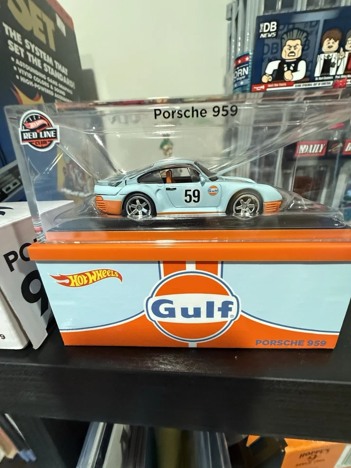 Hot Wheels RLC Exclusive Porsche 959 Gulf Novo/selado na caixa - Imagem 4 de 4