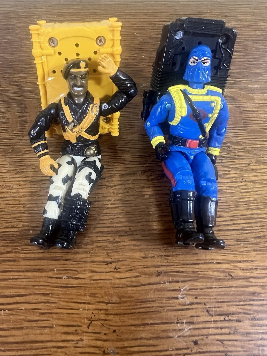 Vintage 1990s Hasbro GIJOE Battle Talking Cobra Commander Sgt