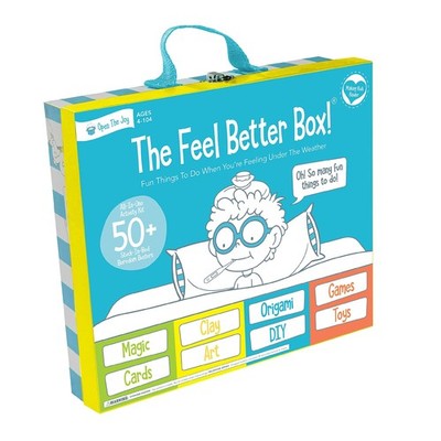 Open The Joy Feel Better Box   Get Well Soon Gifts for Kids, 50+ Fun Activiti...