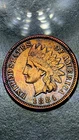 about uncirculated Indian Head penny 1884 RD nice penny