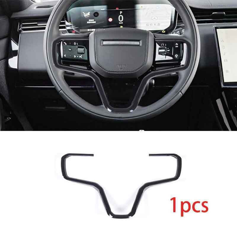 Steering Wheel Strip 1PC For Range Rover Sport 2023-2024 Trim Glossy Black