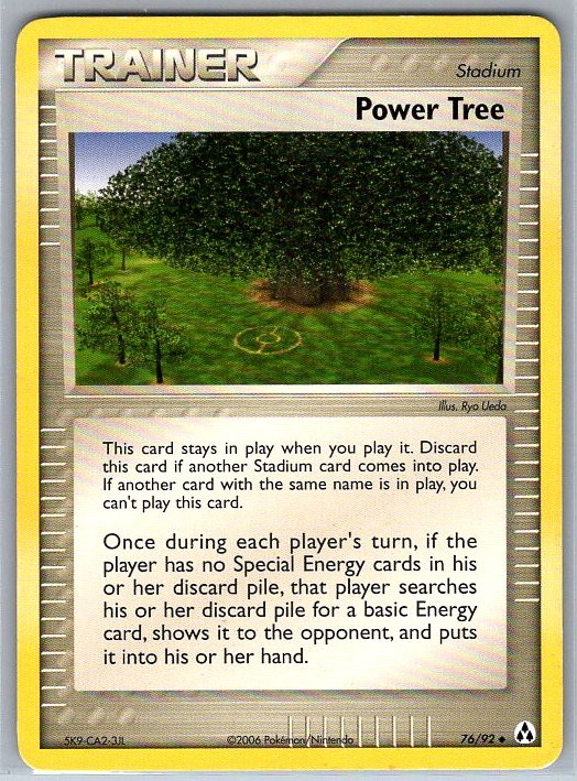 Power Tree 76/92 Uncommon EX Legend Maker LP