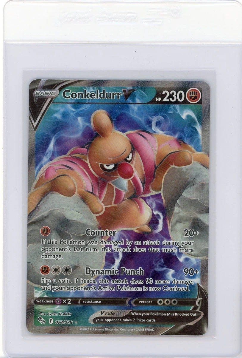 conkeldurr pokemon card value Conkeldurr V 073/078 Pokémon GO for sale