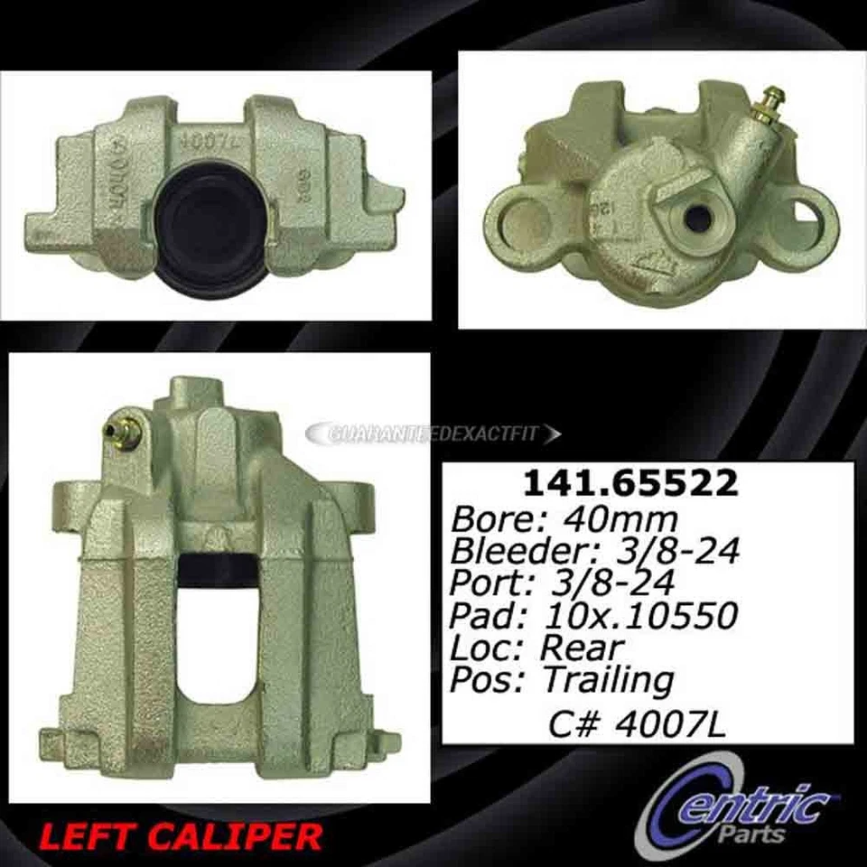 Pinza de freno trasera izquierda centrada para Ford Escape y Mazda Tribute TCP Foto 4 de 4