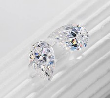 Pretty D Color Pear Cut 5 CT Lab Grown Diamond Loose CVD VVS1 Certified