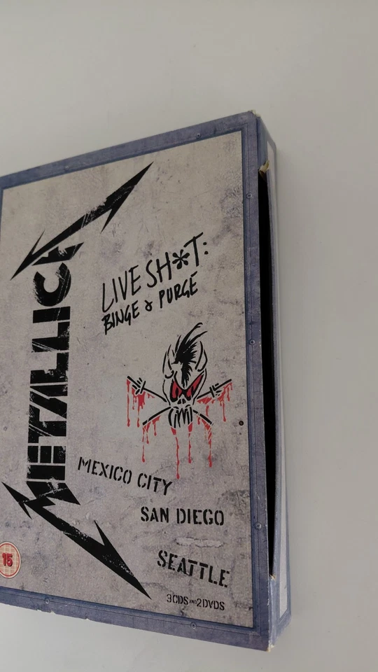 METALLICA - Live Shit: Binge & Purge (Mexico City) ORIGINAL 1993 3 x CD 2 x DVD - Bild 3 von 3