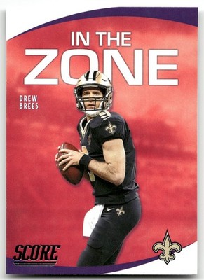 2020 Score - In the Zone Drew Brees #IZ-DB N.O. SAINTS -BUY 3 GET 1 