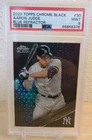 2020 Topps Chrome Black - Aaron Judge #30 Blue Refractor /75 PSA 9