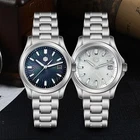 SAN MARTIN SN0150 Automatic Guilloche MOP Dial Date Display 39mm Men Gada Watch