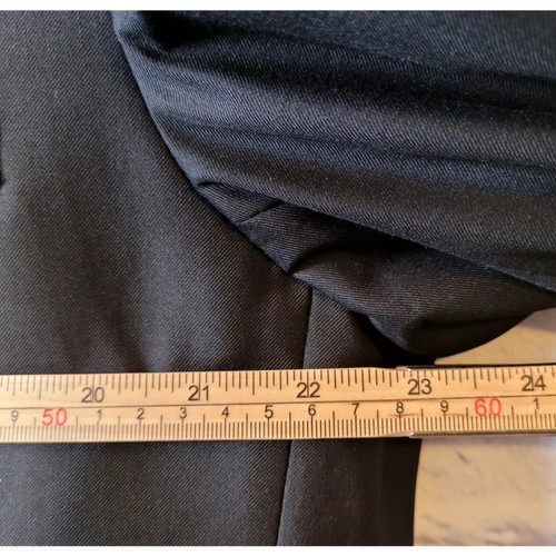 Vinci Italy Suit Jacket 46L Black Blazer Sport Coat Classic Business Corporate - Picture 6 of 11