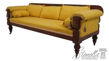 67824: DAVID LEFORT American Empire Style Mahogany Sofa