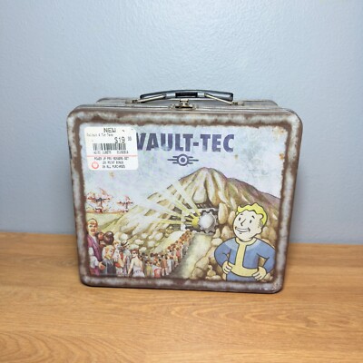 Fallout 3 Collector's Vault-Tec Boy Aged Lunchbox Fan Wraps Video Game Promo