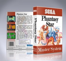Sega Master System Case - NO GAME - Phantasy Star