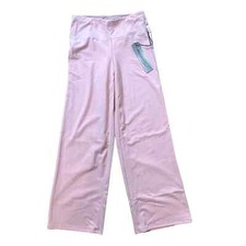 NWT DG Diane Gilman Downtime Soft Pink Flare Pant Casual Lounge XS