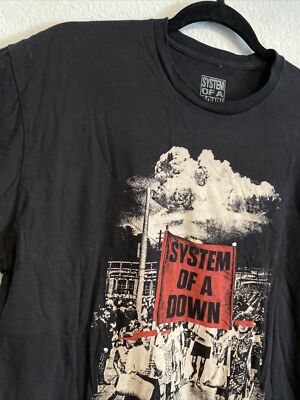 System Of A Down Tour Shirt Size Large | eBay