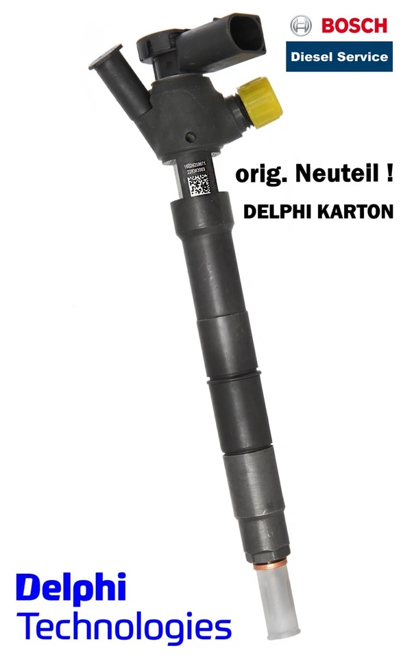 Inyector Inyector 04L130277D 28370681 Audi Seat Skoda VW DELPHI HRD365 ¡Nuevo! Foto 2 de 4