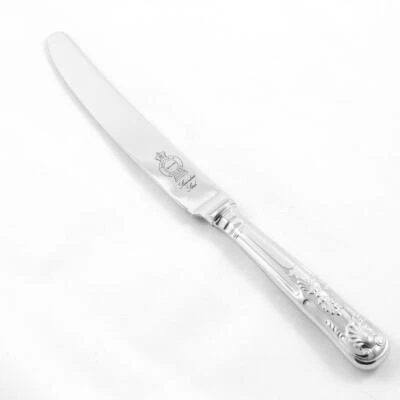 Nuovissimo coltello da tavolo Kings in acciaio inox made in Sheffield Inghilterra