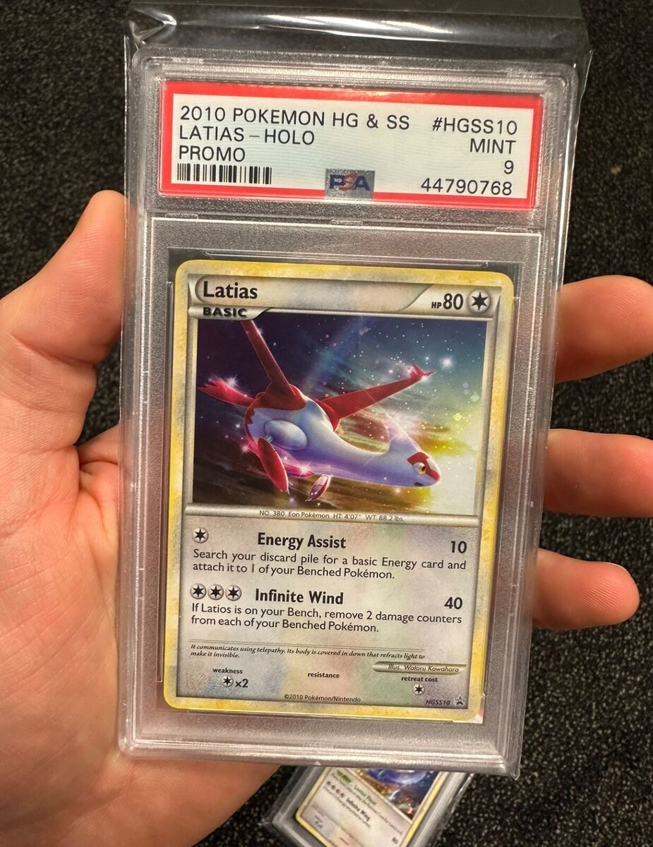 2010 HeartGold SoulSilver Black Star Promo Latias HGSS10 PSA 2010 HeartGold SoulSilver Black Star Promo Latias HGSS10 PSA