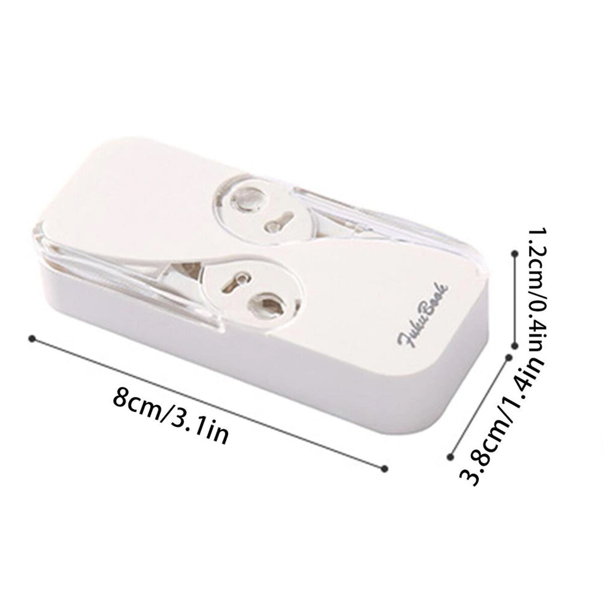 Portable Floss Dispenser with 12 Flosses Dental Floss Case Reusable