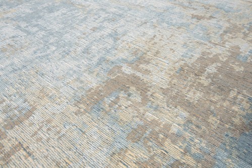 Tappeto Orientale Tessuto A Mano 275x180 Cm - Fine, Moderno, Nuovo, Grigio - Foto 6 di 12