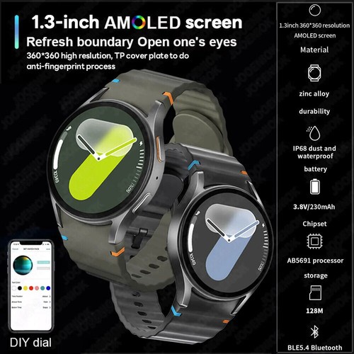 Smart Watch HD Screen Compass Fitness Sport Waterproof Bluetooth Call Smartwatch - Zdjęcie 6 z 23