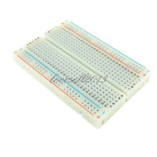 5pcs Mini Universal Lötfreies Breadboard 400 Kontakte Verbindungspunkte verfügbar 
