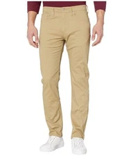 Levi's BROWN Men's 502 All Seasons Tech Tapered Regular Fit Jeans, US 36x32