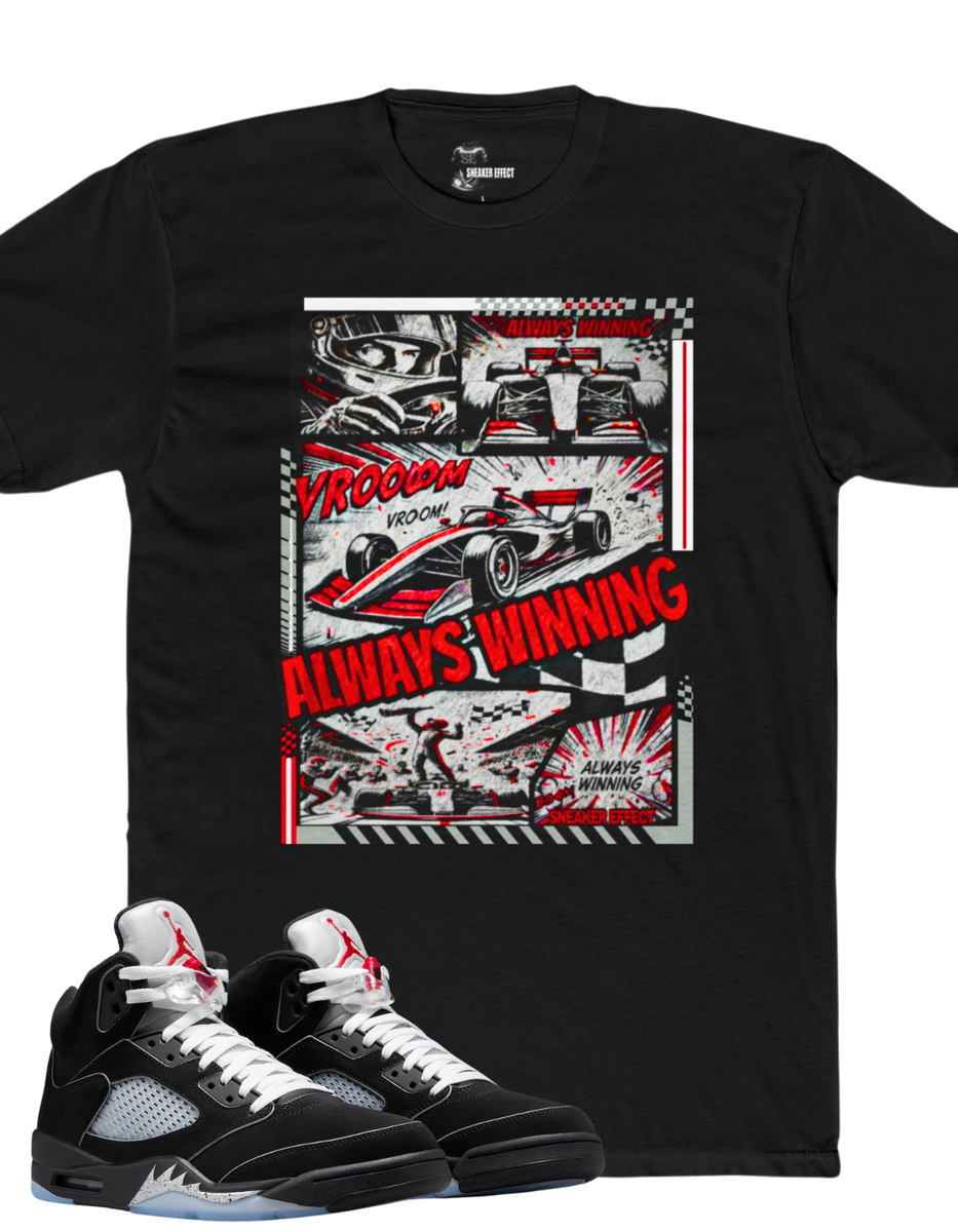 SNEAKER EFFECT TEE SHIRT To match Air Jordan Black Metallic Reimagined