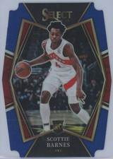 2021-22 Select Prizms Blue Die Cut #111 Scottie Barnes Raptors RC 100/249