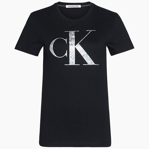 MAGLIA T SHIRT DONNA CALVIN KLEIN JEANS J20J214231 BAE COTONE ORIGINALE PE  2021 | eBay