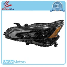 Fits 2023 2024 Nissan Altima Full LED Headlight Lamp Assembly Left Driver Black