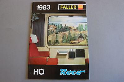 X017 FALLER ROCO Train Catalog Model Ho 1983 104 Pages 29.7*21.2cm F