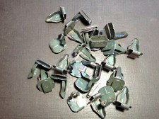 25pcs Nors 1964-1977 Gto Skylark Gs 442 Sail Door Panel Clips Green Dichromate