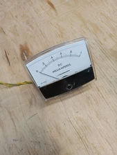 Vintage Micronta DC Milliamperes Meter 22-052 - D&A Linear Tube Amplifier 