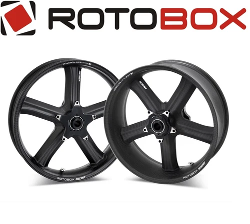 Paar Rad Kohlenstoff Matt ROTOBOX Boost 17˝ X 3.5 ˝/ 6˝ Suzuki B-King 2008