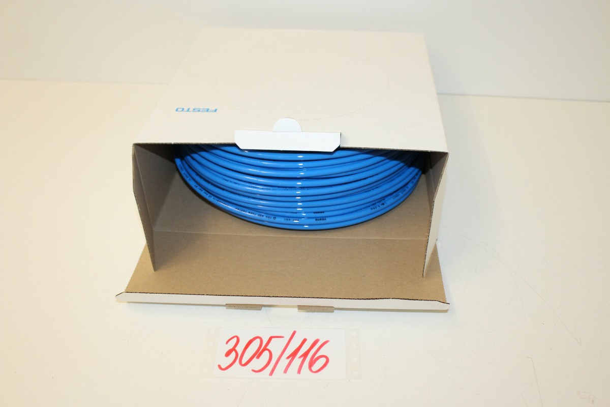 Festo PUN-6X1-BL (159664) 50 m pneumatik Kunststoffschlauch Neu 305/116 Festo PUN-6X1-BL (159664) 50 m pneumatik Kunststoffschlauch Neu 305/116