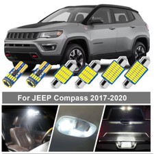 10 X Interior Led White 6000k Lights Package Kit For 2017-2020 Jeep Compass