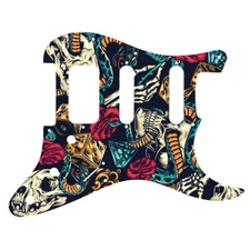 Pickguard For Fender 2019 American Ultra Stratocaster HSS Flash Tattoo