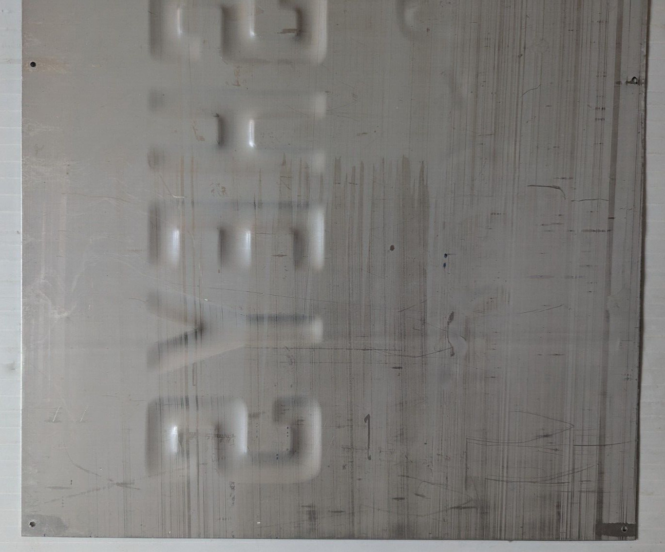 Vintage Hershey's Ice Cream Tin Embossed Sign M-H 4-89