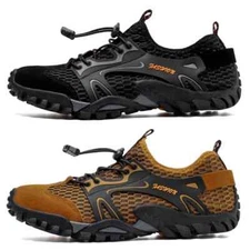 Mens Mesh Breathable Water Shoes Beach Non-slip Outdoor Sports Barefoot Sneakers