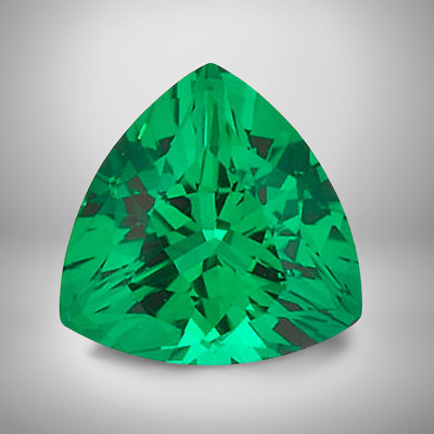 Emerald Trillion Cut Gemstone 6 Cts - 13 mm AAA+ Precious Jewelry Gem