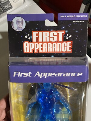 Action Figure Blue Beetle – First Appearance Series 4, Altezza 16,5 Cm, Articolata Con Base