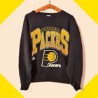 90s Indiana Pacers Nba Crewneck Sweatshirt, Nba sweatshirt, black shirt Qt119