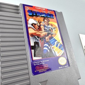 Strider (Nintendo NES, 1989) Authentic Cartridge & Manual - Cleaned & Tested