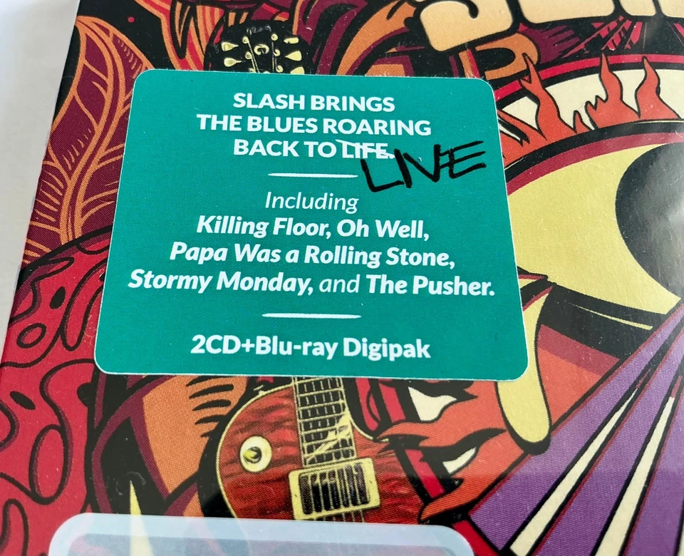 SLASH Live At The S.E.R.P.E.N.T Festival (Digipak) NEW 2 x CD + Bluray (sealed) - Image 2 of 4