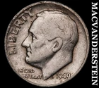 1949-D Silver Roosevelt Dime - Scarce  Better Date  No Reserve  #G9178