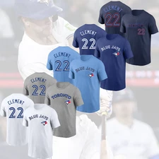 HOT  - Ernie Clement #22 Toronto Blue Jays Name & Number S-5XL for fan