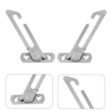 4 Pcs Window Safety Latch Adjustable Lock Opening Restrictor Child Baby for